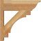 Ekena Millwork Merced Rough Sawn Traditional Outlooker, Western Red Cedar, 8"W x 24"D x 24"H OUT08X24X24MRC01RWR - alternate 2